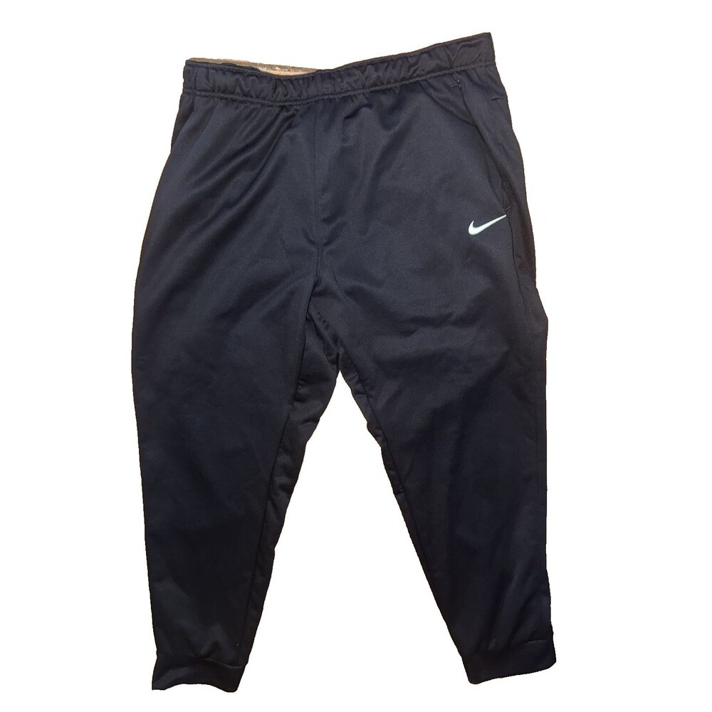 NWT Nike Pants Mens 2XL Black Therma-Fit Tapered Fitness Pockets DQ5405-010